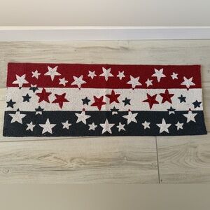 Patriotic Star Stripe table Runner in Red, White, and Blue